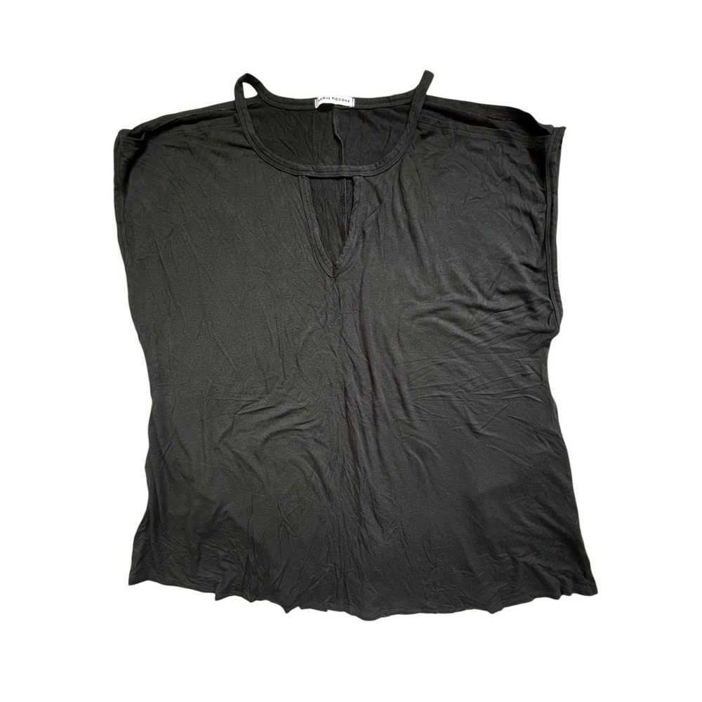 Robin Piccone 170619 Womens Black Tunic Cover-Up Pockets Off Shoulder Small Swim